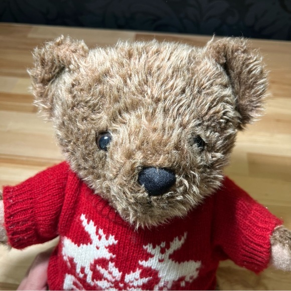 1998 VTG Ralph Lauren Polo Plush Stuffed Animal Teddy Bear Sweater 15” - Picture 6 of 6